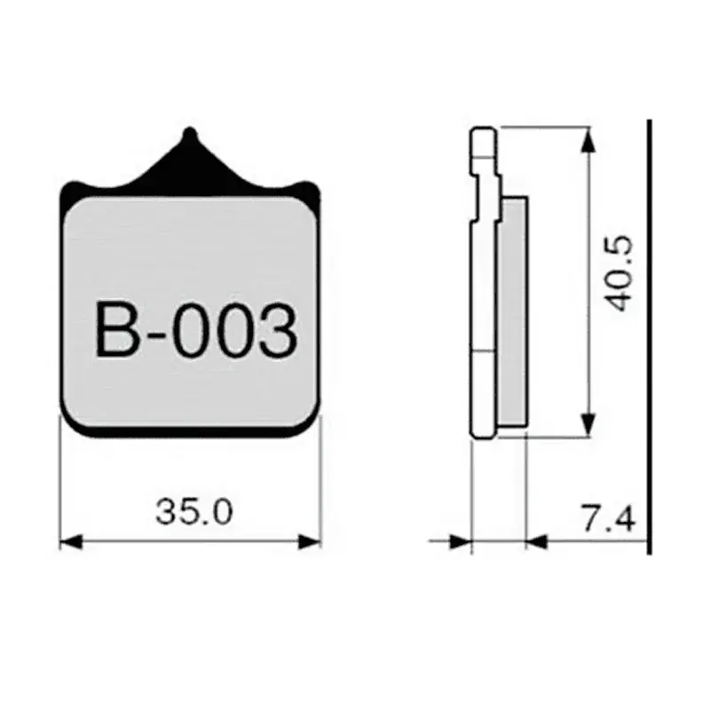 Knallerangebot Pastillas de freno ZCOO B003 EX (RACE)