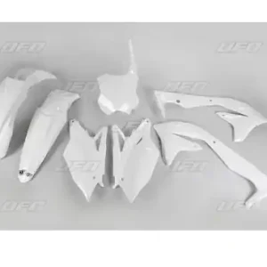 Neuheit UFO Plastik-kit Weiß Kawasaki KXF 450 2018