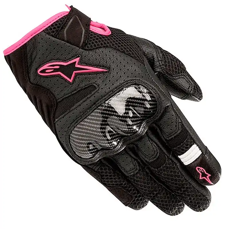 Rabatt GUANTES ALPINESTARS STELLA SMX-1 AIR V2 MUJER NEGRO / FUCSIA
