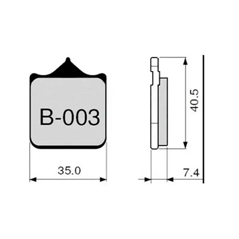 Pastillas de freno ZCOO B003 EXC (ENDURANCE) Preis Gesenkt