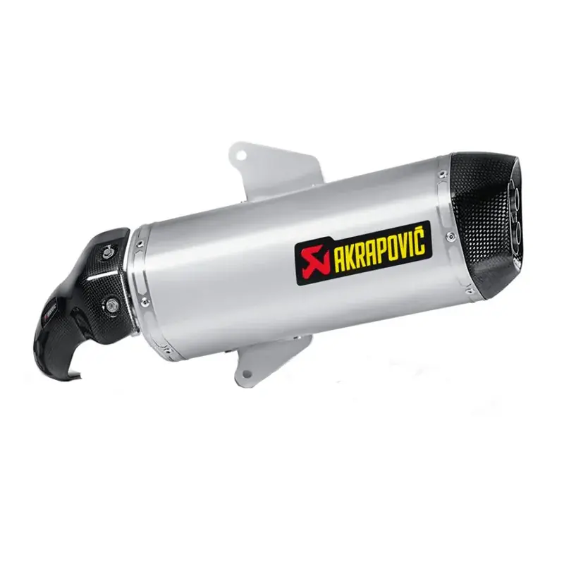 SILENCIADOR SLIP ON AKRAPOVIC INOX GILERA GP 800 2008-15 Meistverkauft