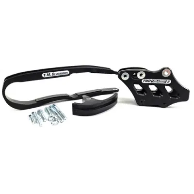 TMD Teflon Schwingenschleifer/Kettenführung Set Schwarz Kawasaki KXF 450 2024- / 250 2025- Neu Im Sortiment