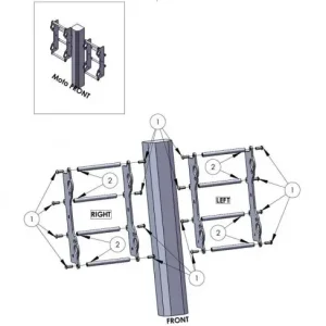 Zap Aluminium Kühlerschützer Gas Gas 125, 250, 300 2007-2020 Heißes Angebot
