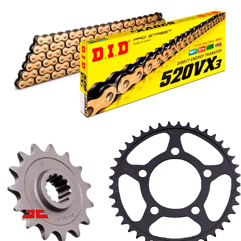 Echt Kit de transmisión DID Reforzado para HONDA CBR 500 R 600 18-25