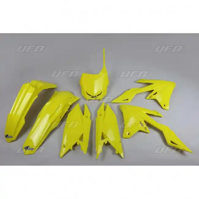 Geprüft UFO Plastik Kit Gelb Suzuki RMZ 450 2018-