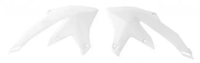 Gratis Versand Kühlerspoiler Weiß Yamaha YZF 250 2024- / YZF 450 2023-