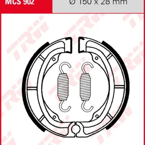 Suzuki DR 500 S, Bj. 81-82, DR500, Bremsbeläge hinten, TRW Lucas MCS902 Bremsbacken Neue Kollektion