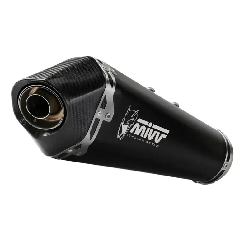 SILENCIADOR MIVV DELTA RACE ACERO INOXIDABLE NEGRO CARBONO DUCATI PANIGALE V2 2020-2024 Solange Der Vorrat Reicht
