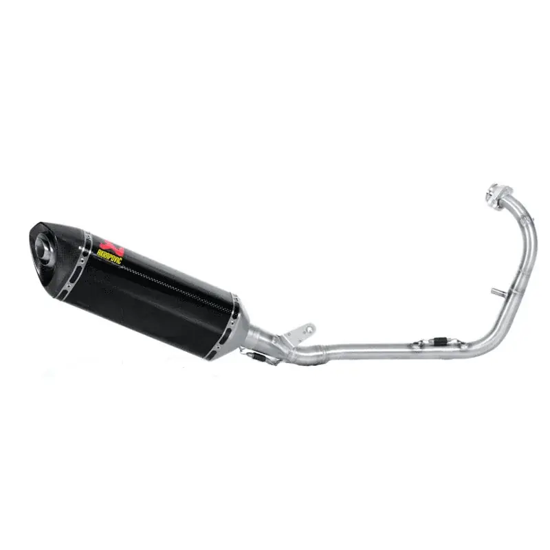 Neu ESCAPE COMPLETO RACING AKRAPOVIC CARBON YAMAHA YZF-R 125 2008-2013
