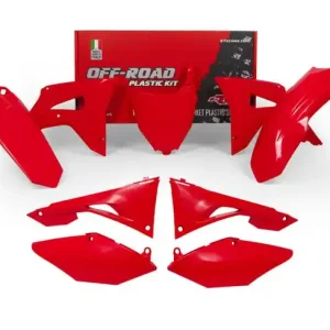 Racetech Plastik Kit Rot Honda CRF 250R 2018-2021 / CRF 450R 2017-2020 Preisreduziert