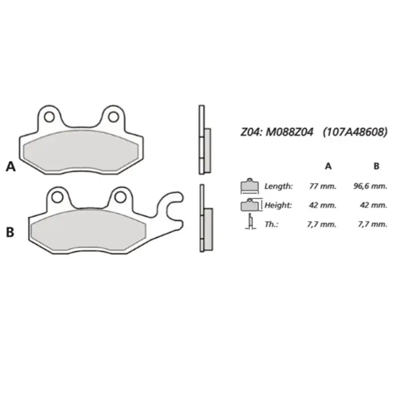 Pastillas de freno BREMBO Z04 KAWASAKI Begrenztes Angebot