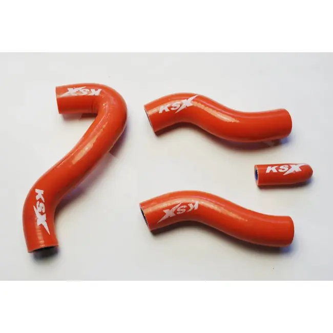 Versand Am Gleichen Tag Kühlerschläuche Silikon Orange ohne Thermostat KTM EXCF 450