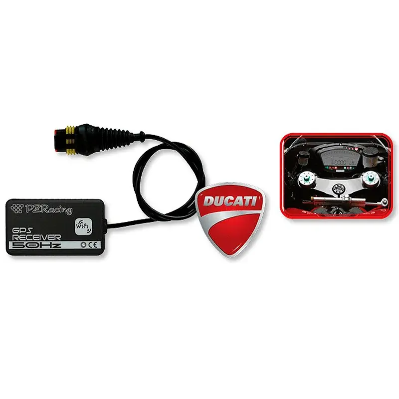 Online Kaufen RECEPTOR WI-FI GPS PZ RACING PP P-TRONIC para DUCATI PANIGALE 899 / 959 / 1199 / 1299 / V2 / Hypermotard 950