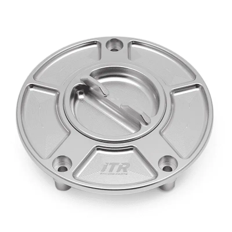 Tapón de deposito R ITR en aluminio con cierre de rosca para BMW - Color Negro Geprüft