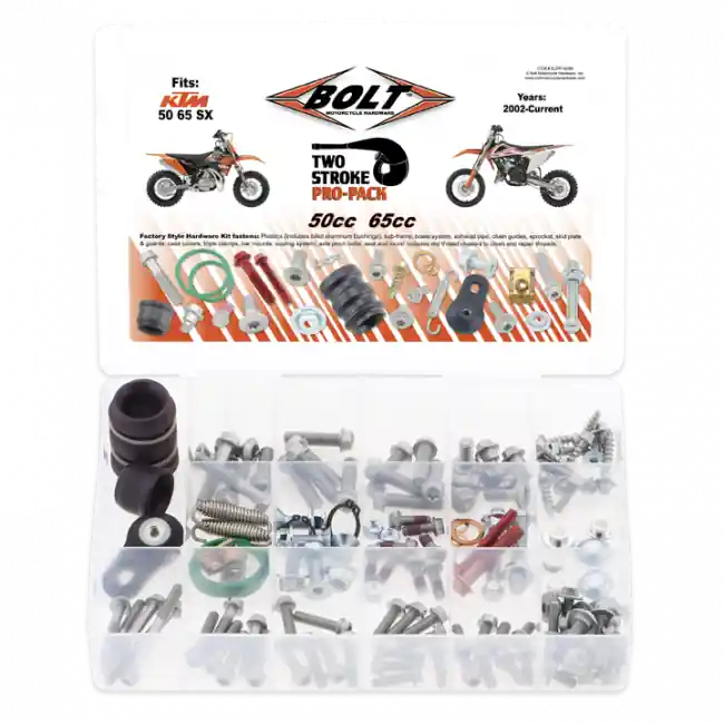 Preisknaller Bolt Pro Schrauben Kit 180 teilig KTM SX 50, 65 2002-