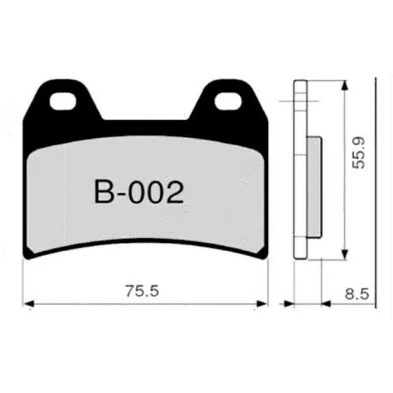Nur Für Kurze Zeit Pastillas de freno ZCOO B002 EXC (ENDURANCE)
