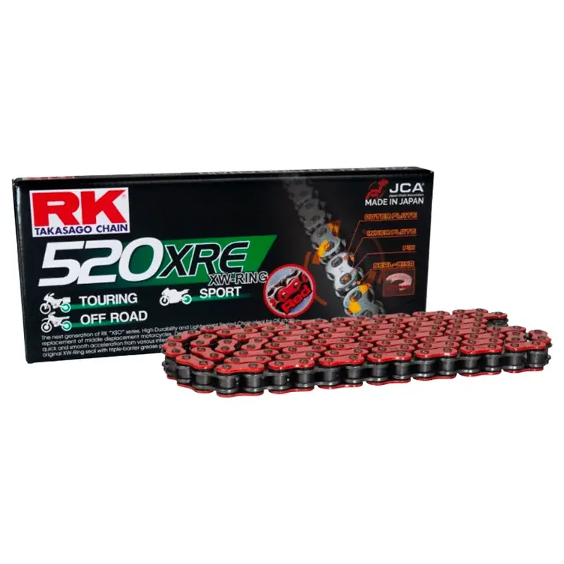 Cadena de transmisión RK XRE 520/525 Rojo Gratis Versand