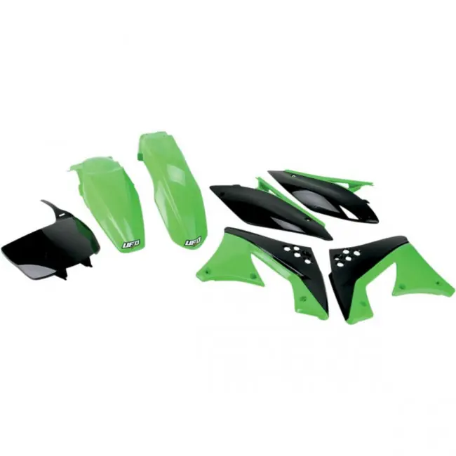 Kostenloser Rückversand UFO Plastiksatz Kawasaki KXF 250 2010-2011 OEM
