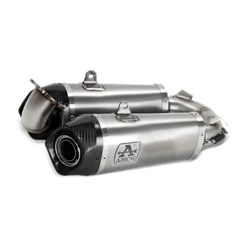 Silenciosos Works de titanio (Dcho+Izdo) fondo en carbono Ducati Panigale V2 2020-2024 Neue Ware