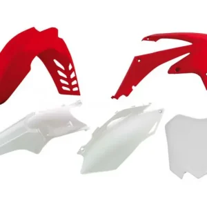 Expressversand Racetech Plastik Kit Rot Weiß Honda CRF 250R 2010-2013 / CRF 450R 2009-2012