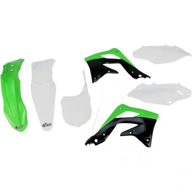 UFO Plastiksatz OEM Kawasaki KXF 450 2013-2015 Wochenendangebot