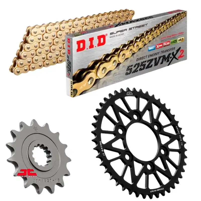 Kit de transmisión DID Super Reforzado para Kawasaki Versys 1000 12-22 Jetzt Bestellen