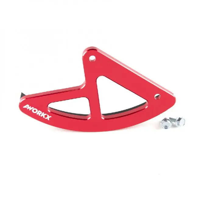 Sonderangebot Aworkx Bremsscheibenschutz hinten Suzuki RM, RMZ 125, 250, 450 Rot