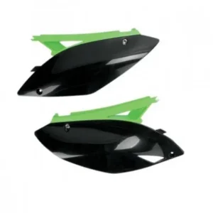 Nur Für Kurze Zeit Seitenteile Schwarz/Grün Kawasaki KXF 250 2009-2012 / KXF 450 2009-2011