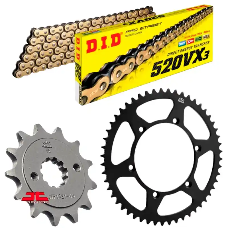 Versand Am Gleichen Tag Kit de transmisión DID Reforzado para HONDA CBF 250 04-07