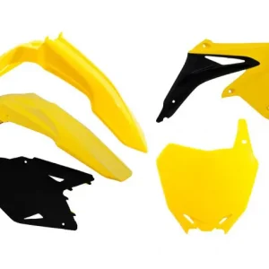 Racetech Plastik Kit Schwarz Gelb US 2015 Suzuki RMZ 450 2008-2017 Preis Gesenkt