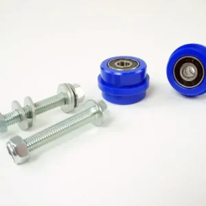 Zertifiziert TMD Kettenrollen Set Kawasaki KXF 450 2006-2018 / 250 2006-2019 Blau