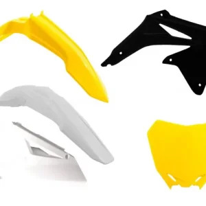 Neu Im Sortiment Racetech Plastik Kit Schwarz Gelb US 2015 Suzuki RMZ 250 2010-2018