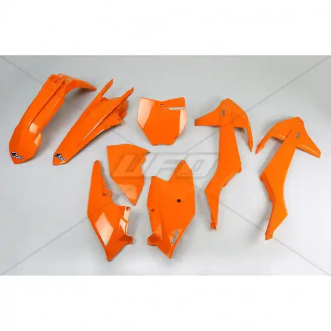 UFO Plastik-Kit KTM SX SXF 125, 150, 250, 350, 450 2016-2018 Orange Versand Am Gleichen Tag