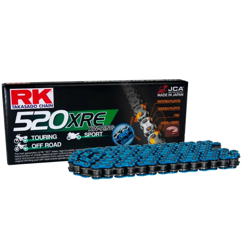 Cadena de transmisión RK XRE 520/525/530 Azul Schneller Versand