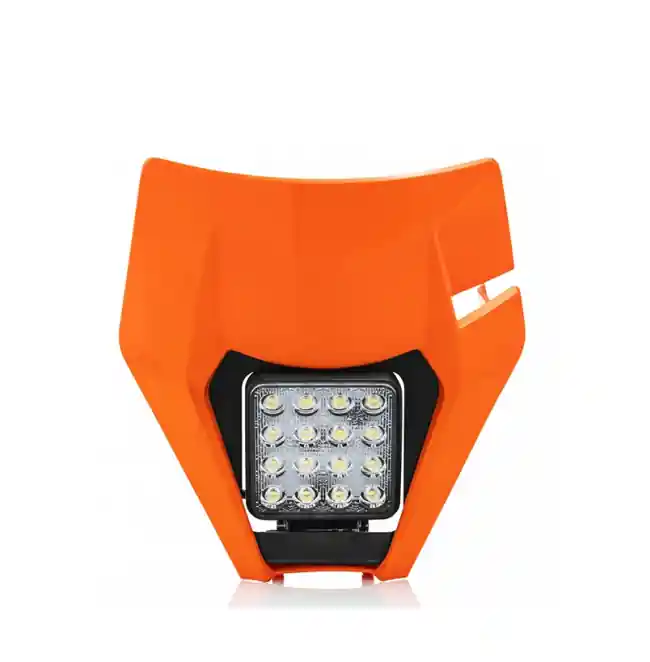 Acerbis LED Lampenmaske Orange KTM EXC EXC-F 125 250 300 350 450 500 2017-2019 Nur Für Kurze Zeit