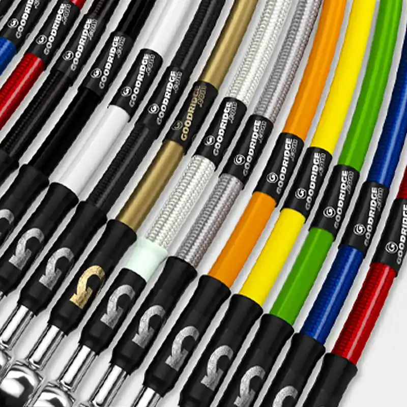 Latiguillo metálico Delantero GOODRIDGE sin ABS Schnäppchen