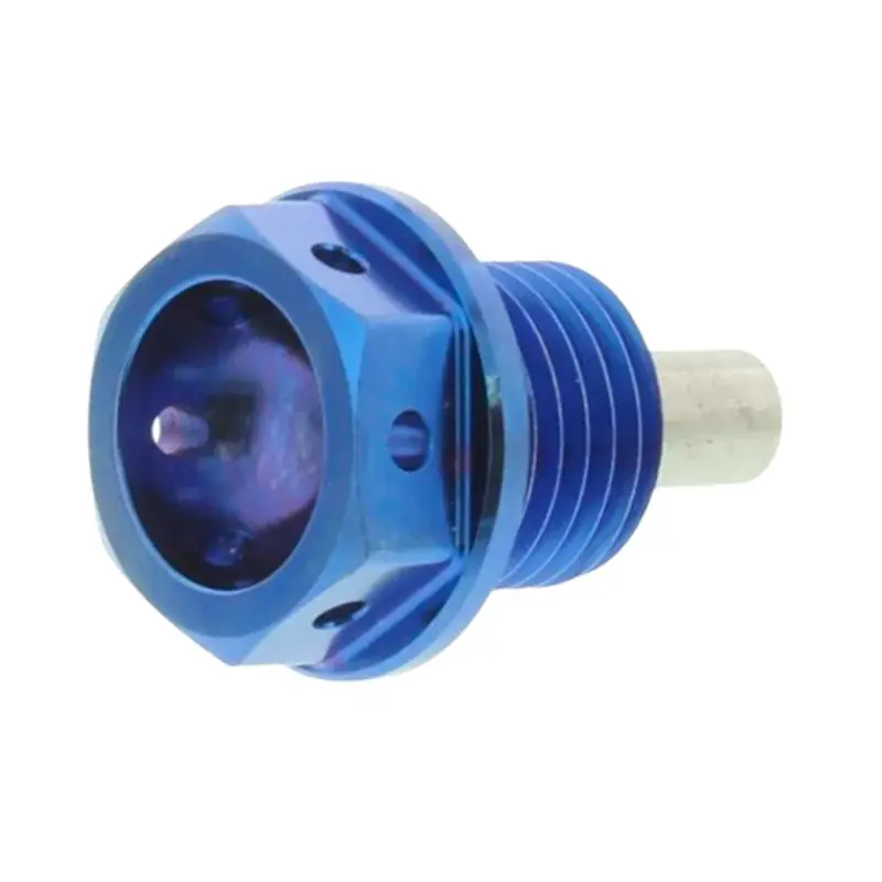 Jetzt Bestellen Tornillo magnético de drenaje de aceite JMP Bolt M14 x 1.5 mm 12 mm titan azul