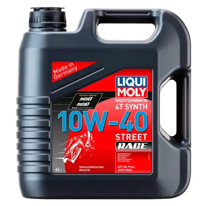 Aceite Liqui Moly 4T Synth 10w40 Street Race, 4L Neu Im Sortiment