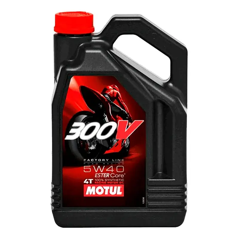 Aceite Motul 300V 5W40 FL Road Racing 4L Echt