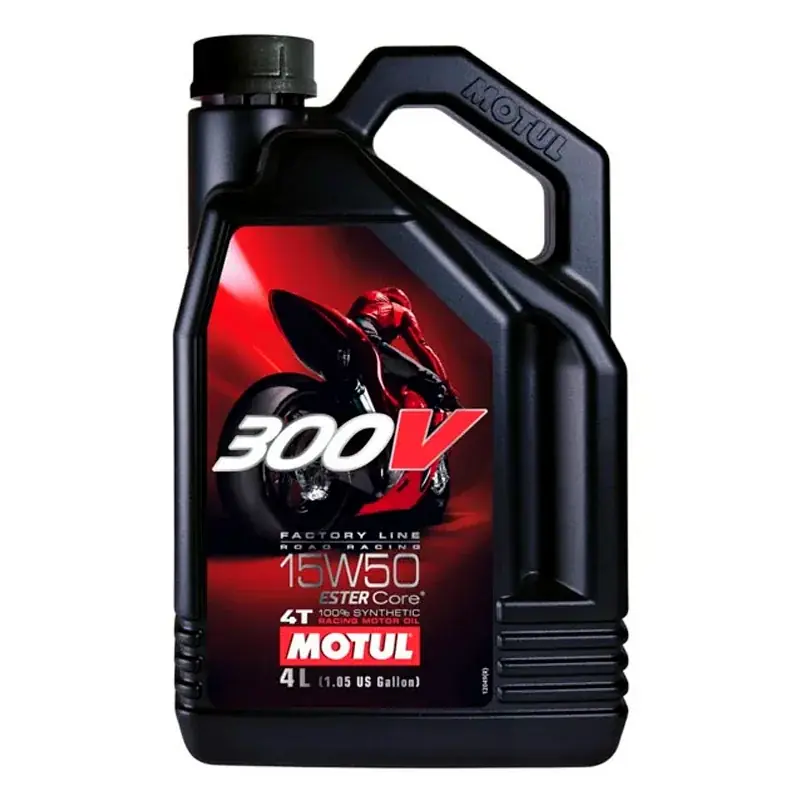 Aceite MOTUL 300V FL Road Racing 15w50 4L 4T Nur Für Kurze Zeit