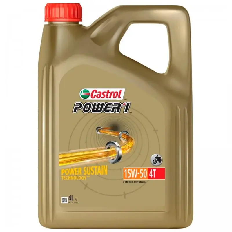 Aceite Castrol POWER 1 15w50 4T 4L Sichere Zahlung