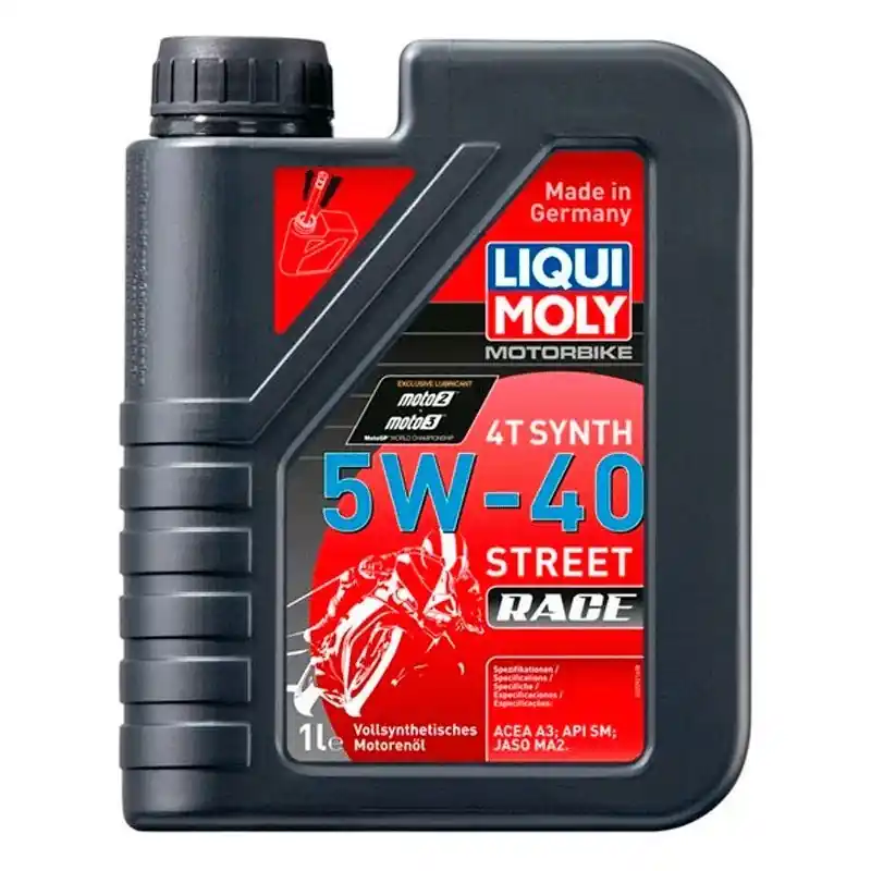 Aceite Liqui Moly 100% sintético 5W-40 Street Race 1L Aktuell