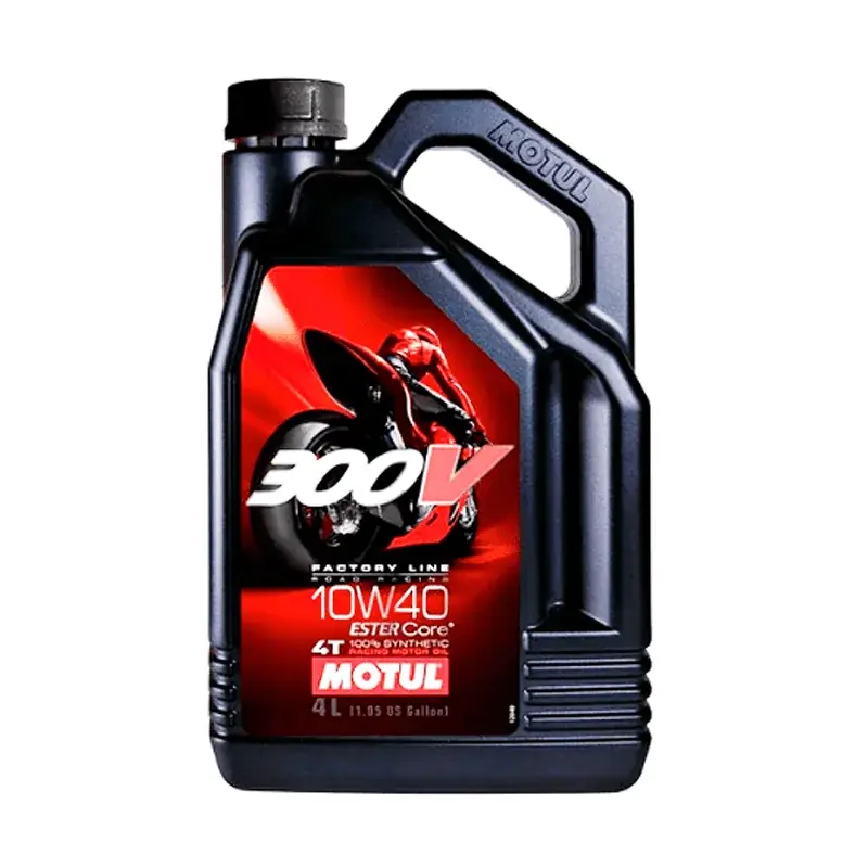 Aceite MOTUL 300V FL Road Racing 10w40 4L 4T Preisreduziert
