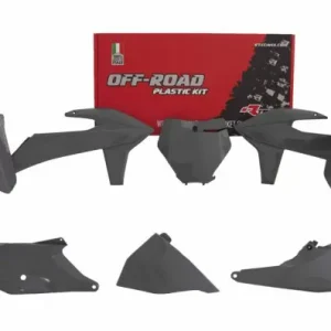 Racetech Plastik Kit Grau KTM SX, SXF 125, 150, 250, 350, 450 2019- Sonderaktion