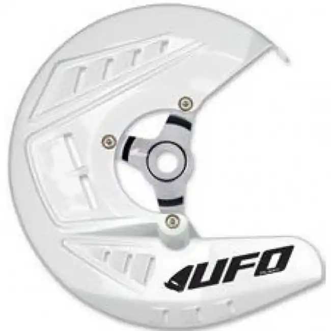 Rabatt UFO Bremsscheibenschutz Weiß Kawasaki KXF 250/450 2013-2016