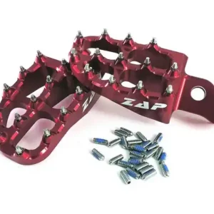 Sichere Zahlung Zap E-Peg Fußrasten Rot Kawasaki KXF 250, 450 2007-