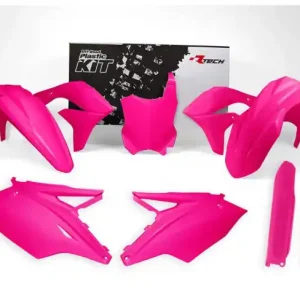 Ausverkauf Racetech Plastik Kit Kawasaki KXF 450 2016-2018 Neonpink