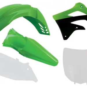 Solange Der Vorrat Reicht Racetech Plastik Kit Kawasaki KXF 450 2012 OEM