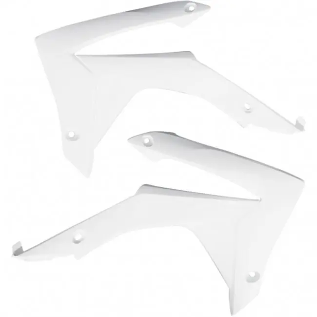 Kostenloser Versand Kühlerspoiler Weiß Honda CRF 250 2014-2016 / CRF 450 2013-2016