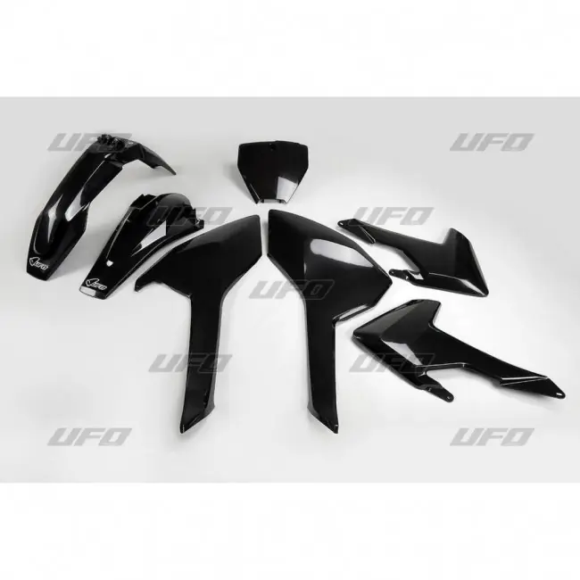 UFO Plastik-kit Schwarz Husqvarna TC, FC 125, 250, 350, 450 2016-2018 Sale